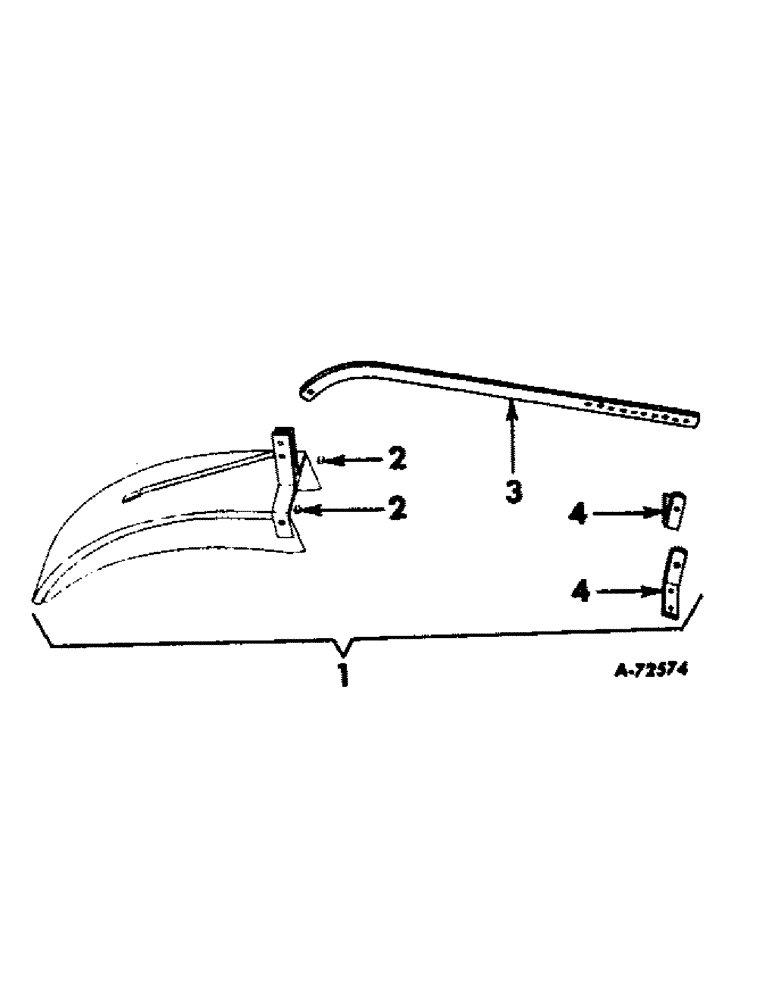 Схема запчастей Case IH 47 - (A-26) - ADJUSTABLE DEFLECTOR 
