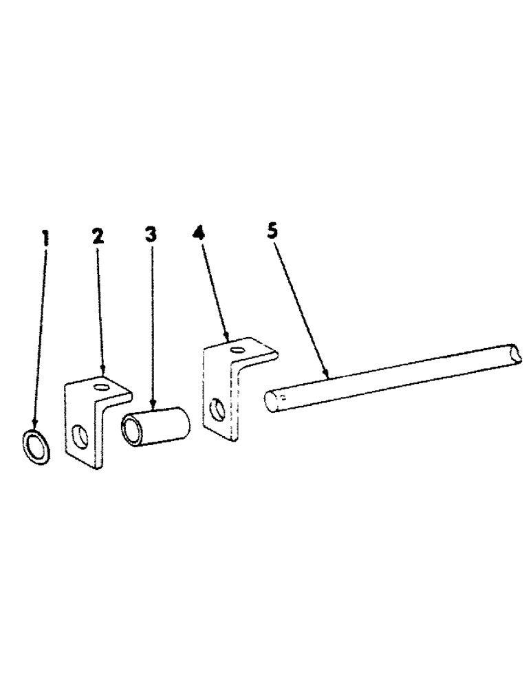 Схема запчастей Case IH 10 - (A-24) - FURROW OPENER DRAWBAR PIVOT SHAFT 