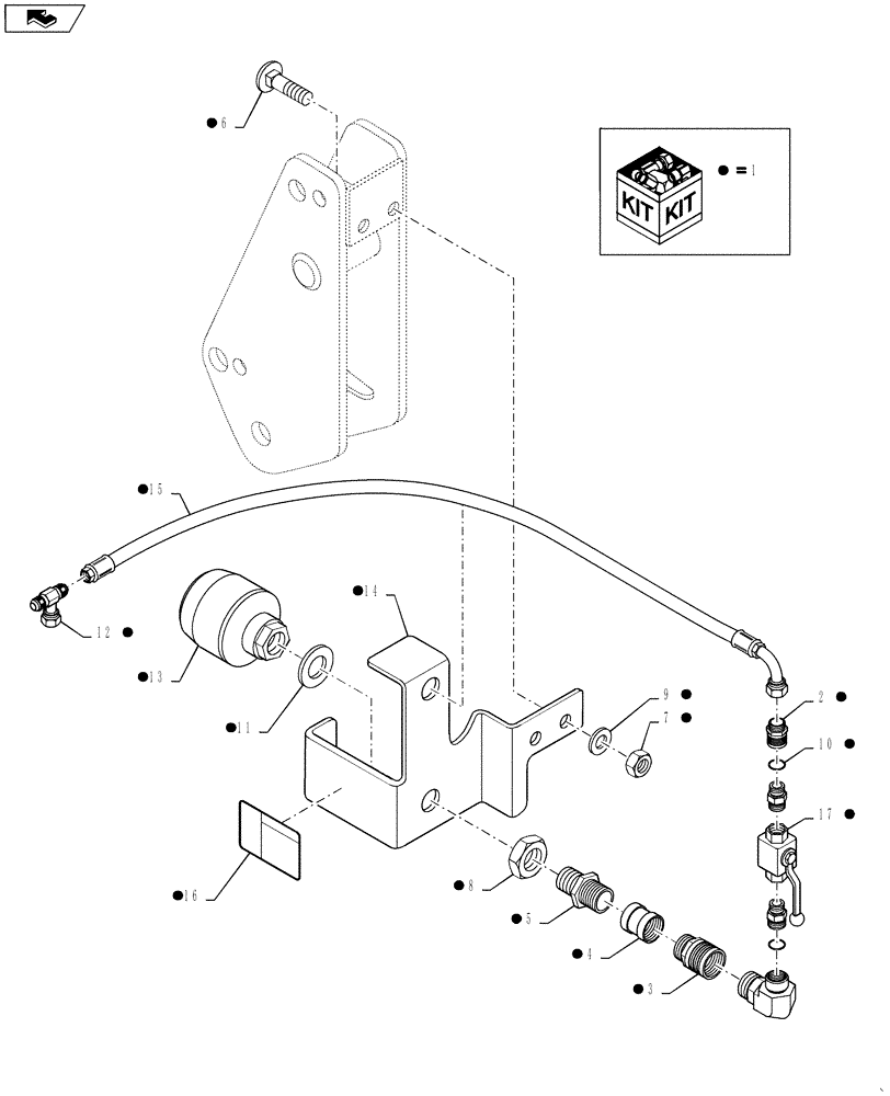 Схема запчастей Case IH L580 - (48.110.01) - SUSPENSION KIT (48) - TRACKS & TRACK SUSPENSION