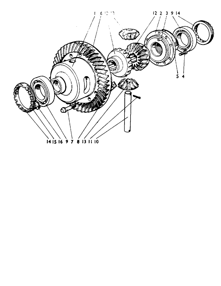 Схема запчастей Case IH 880B - (038) - DIFFERENTIAL Gearbox