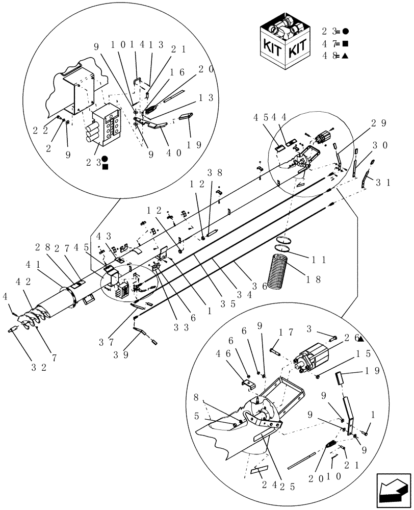 Схема запчастей Case IH ADX3430 - (L.10.B[06]) - AUGER TUBE ASSEMBLY (BSN CBJ0005357 [ADX3380] & BSN CBJ0019010 [ADX3430] L - Field Processing