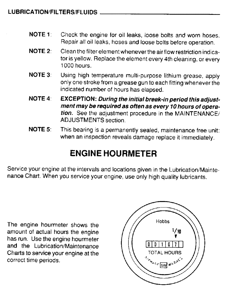 Схема запчастей Case IH 4390 - (019) - LUBRICATION, FILTERS, FLUIDS, ENGINE HOURMETER 