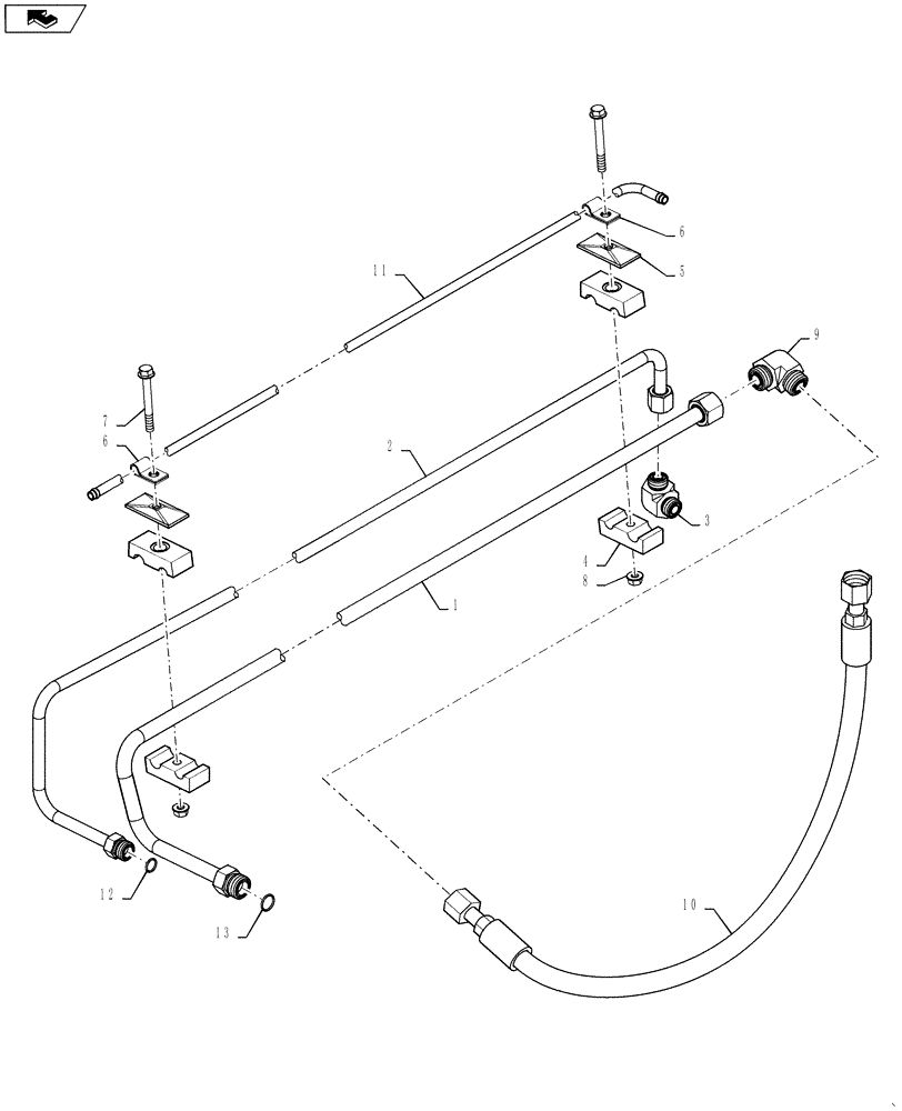 Схема запчастей Case IH 7130 - (35.752.08) - HYDRAULICS- AIR SCREEN (35) - HYDRAULIC SYSTEMS