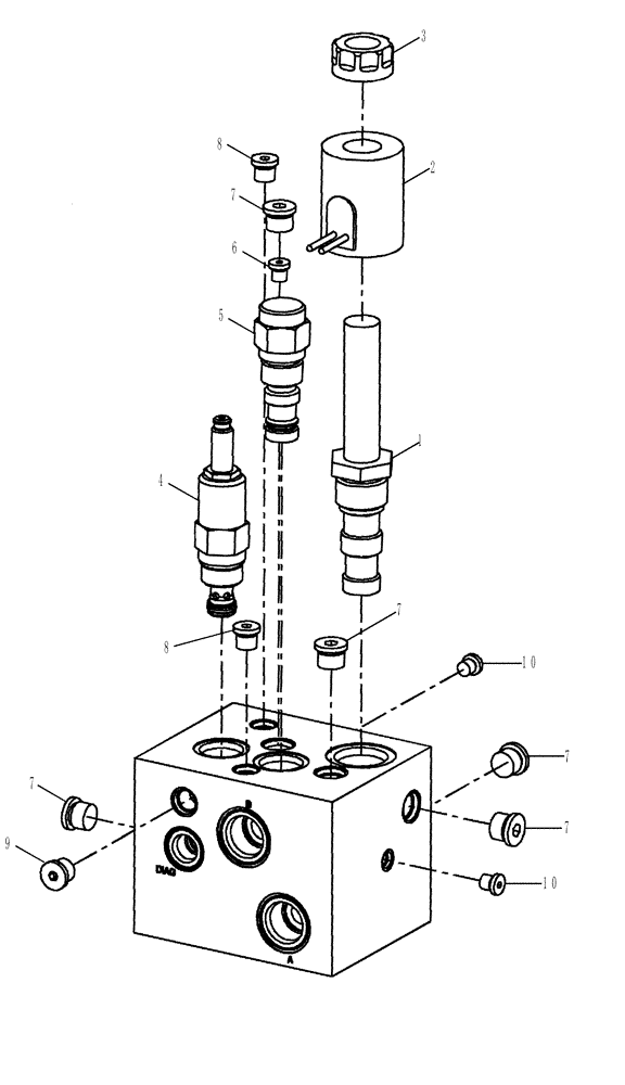 Схема запчастей Case IH 9230 - (35.910.08[02]) - VALVE ASSEMBLY, CLEANING FAN (35) - HYDRAULIC SYSTEMS