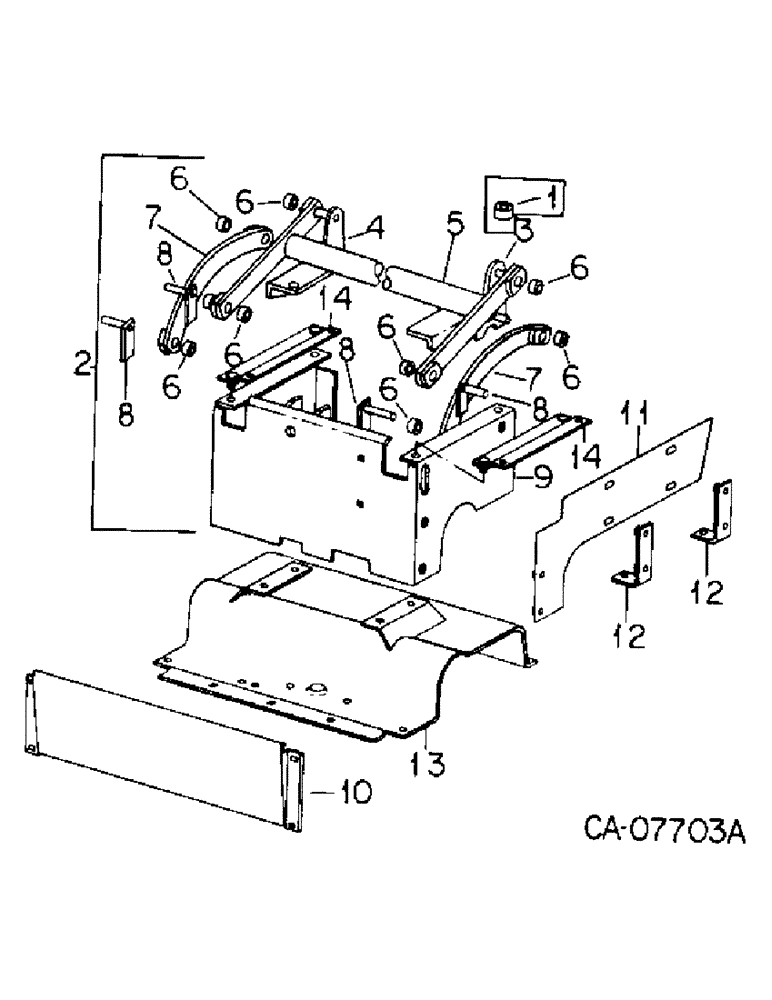 Схема запчастей Case IH 3288 - (13-17) - SUPERSTRUCTURE, SUSPENSION, HYDRAULIC SEAT (05) - SUPERSTRUCTURE