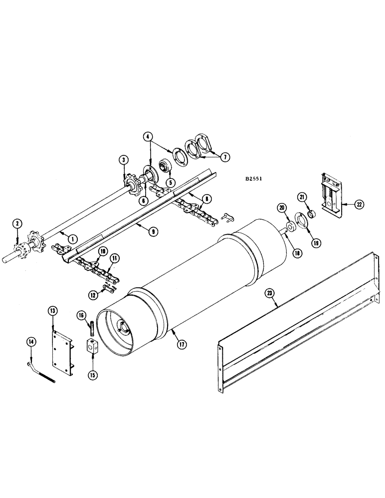 Схема запчастей Case IH 402 - (20) - FEED RAKE - 40" (58) - ATTACHMENTS/HEADERS