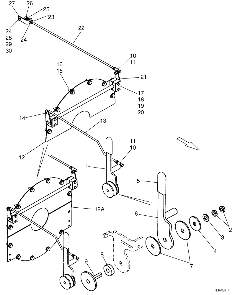 Схема запчастей Case IH 420 - (03-02) - CONTROLS - THROTTLE (03) - FUEL SYSTEM