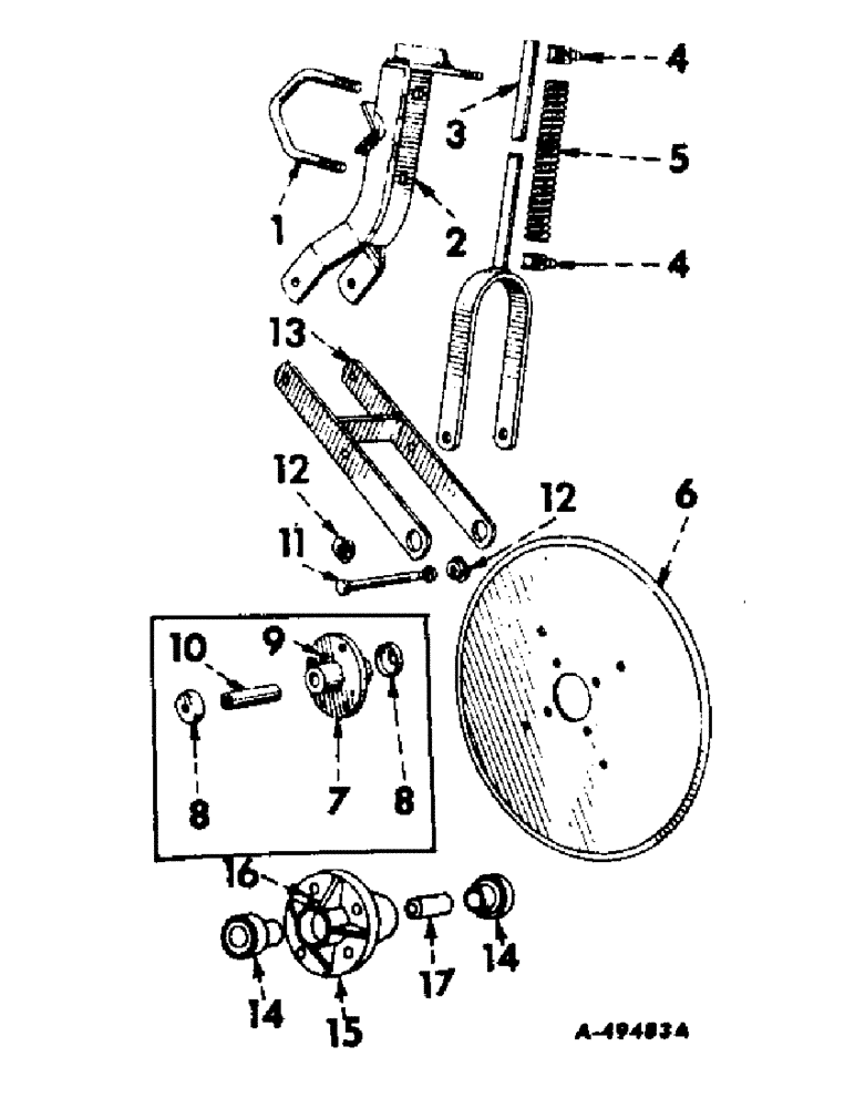 Схема запчастей Case IH 263 - (Q-05) - ROLLING GUIDE FIN, FLEXIBLE 