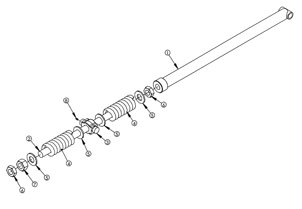 Схема запчастей Case IH RMX790 - (39.100.06) - SPRING LEVELING ASSEMBLY (09) - CHASSIS/ATTACHMENTS