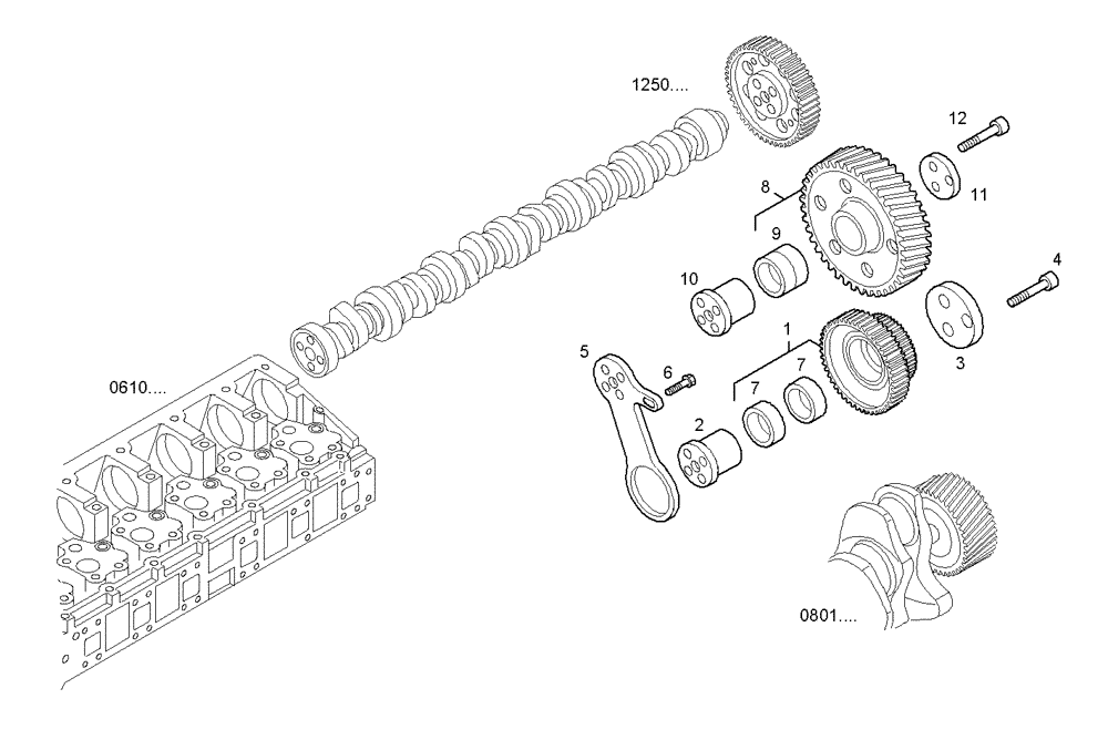 Схема запчастей Case IH F3AE0684P E905 - (1000.103) - GEAR DRIVE 
