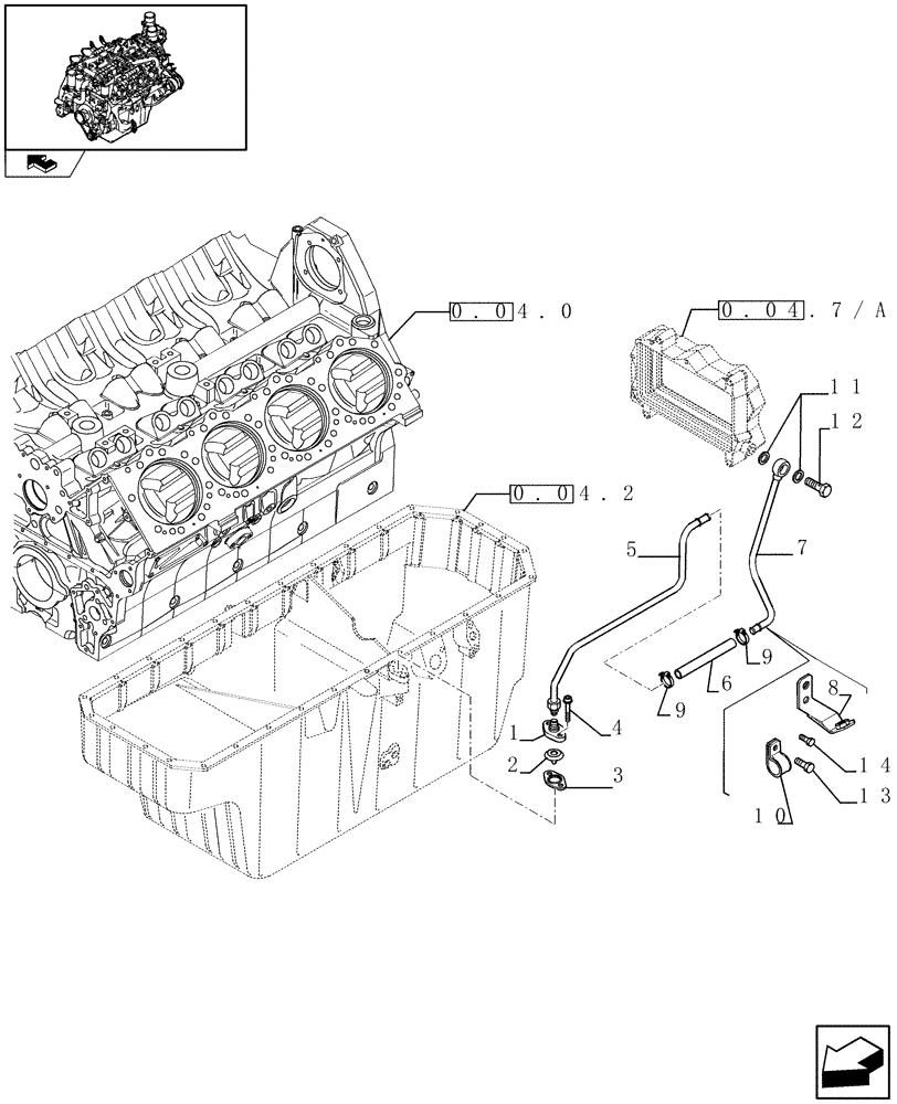 Схема запчастей Case IH FVAE2884X B200 - (0.04.7/ C) - COALESCE, FILTER GROUP (504115144) 