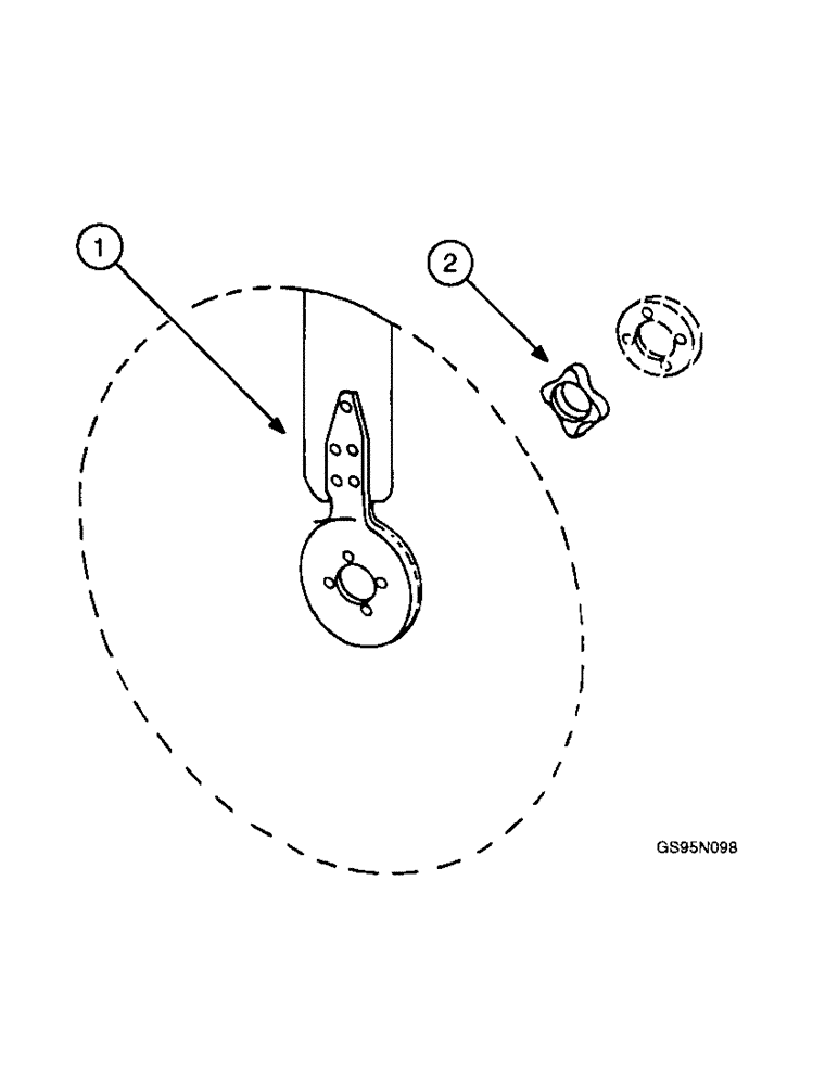 Схема запчастей Case IH D-310 - (5-146) - FAN BLADES AND SPACER, 616 AND 622 COTTON PICKERS 
