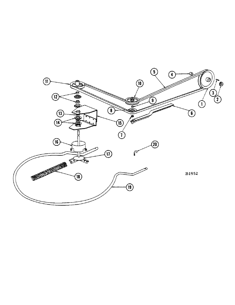 Схема запчастей Case IH 1010 - (198) - STRAWSPREADER ATTACHMENT (73) - RESIDUE HANDLING