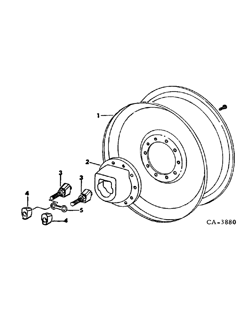 Схема запчастей Case IH 4568 - (15-01) - WHEELS AND TRACTION, FRONT AND REAR WHEELS Wheels & Traction