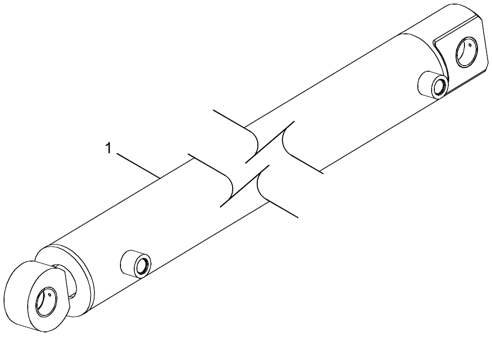 Схема запчастей Case IH LX156 - (08-16) - CYLINDER ASSEMBLY - BUCKET - WITHOUT SELF-LEVEL - 2006 (08) - HYDRAULICS