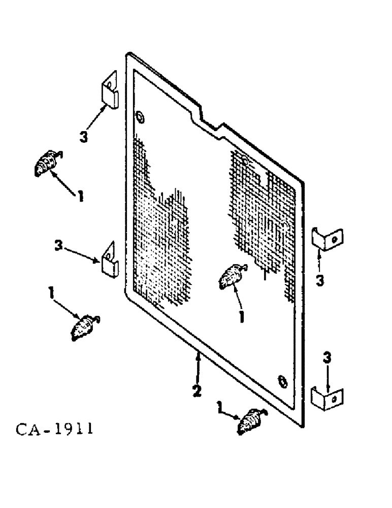 Схема запчастей Case IH HYDRO 186 - (06-05) - COOLING, RADIATOR AUXILIARY SCREEN Cooling
