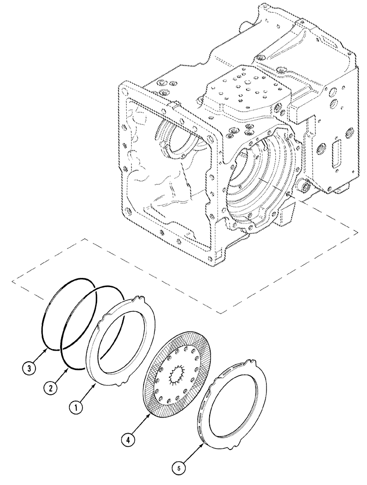 Схема запчастей Case IH MX100C - (07-03) - BRAKE DISCS (07) - BRAKES