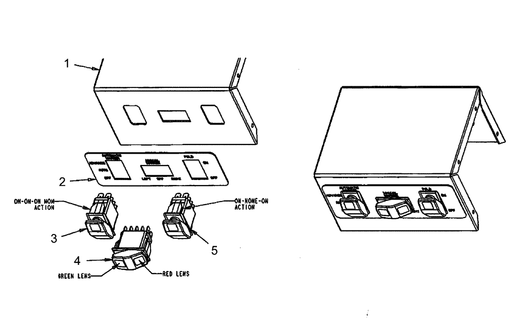 Схема запчастей Case IH 1200 - (A.50.A[31]) - ELECTRICAL - EARLY RISER III - MARKER/FOLD CONTROLLER SERVICE PARTS A - Distribution Systems
