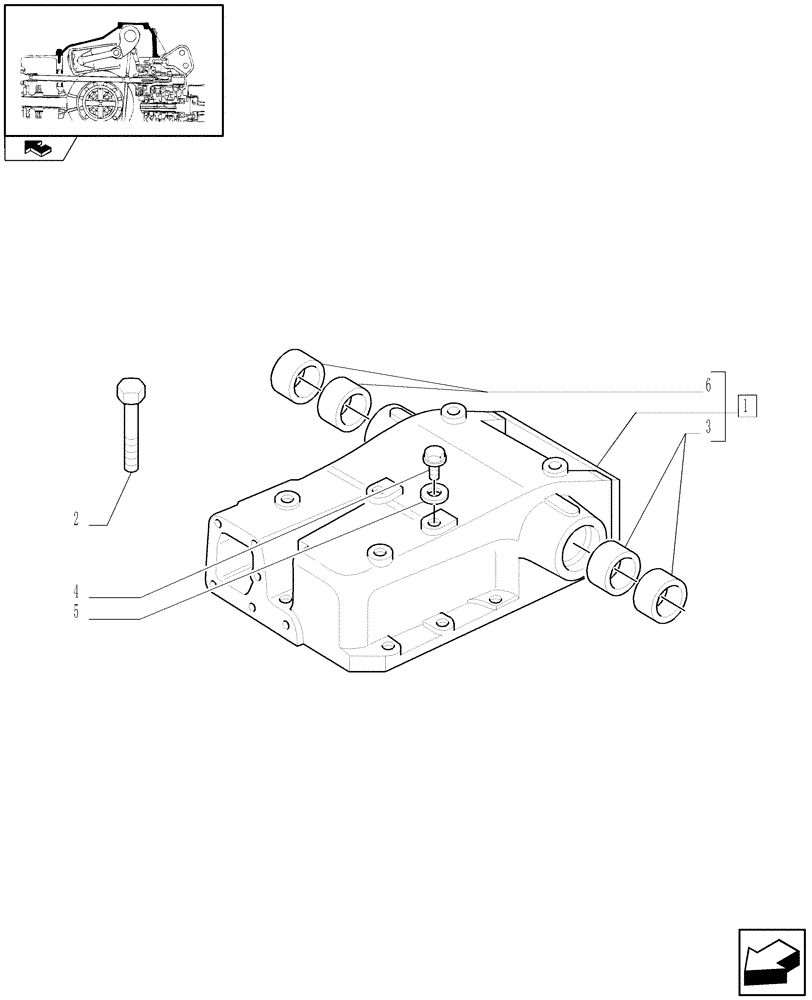 Схема запчастей Case IH JX95 - (1.82.0[01]) - LIFTER, HOUSING AND COVERS (07) - HYDRAULIC SYSTEM