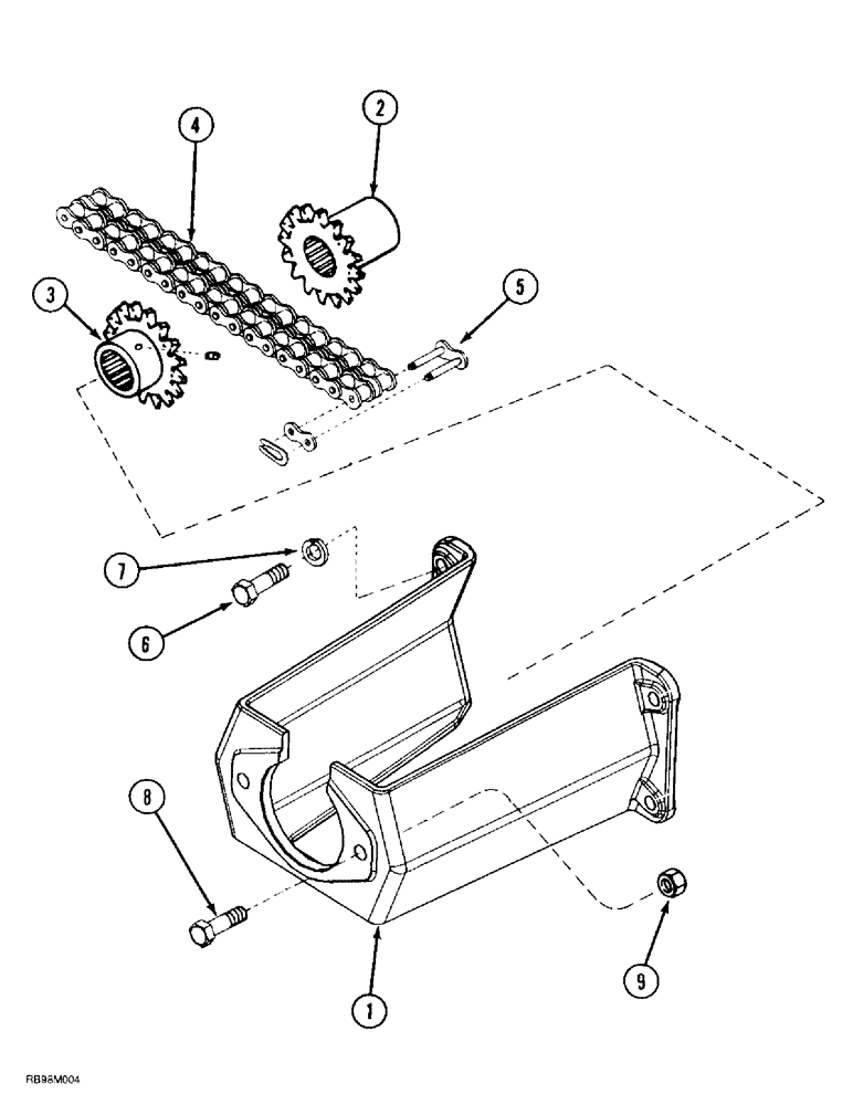 Схема запчастей Case IH 955 - (8-192) - PUMP MOUNTING, AFS PLANTER, 12/23 SRC FOR USE WITH STEIGER TRACTORS (08) - HYDRAULICS