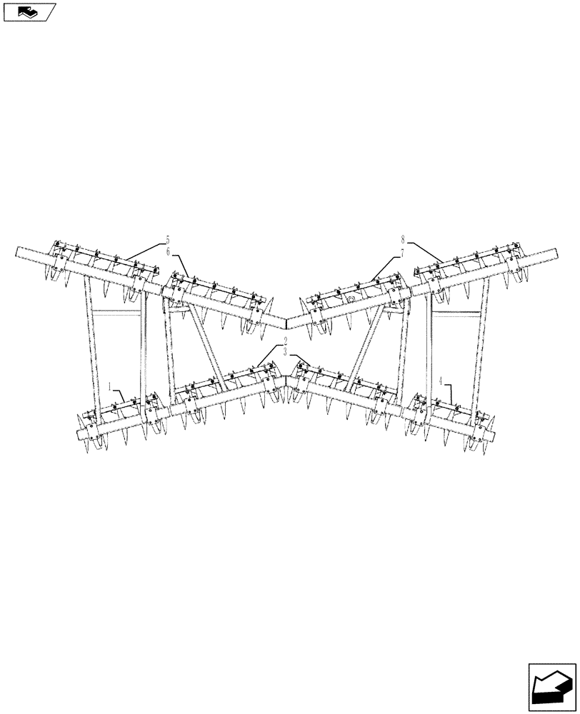 Схема запчастей Case IH 870 - (75.200.08) - DISK FRAME SCRAPER ANGLES (75) - SOIL PREPARATION