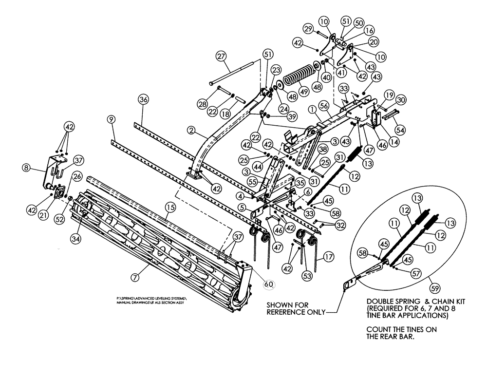 Схема запчастей Case IH TIGERMATE II - (75.200.03) - ACS PARTS BREAKDOWN (75) - SOIL PREPARATION