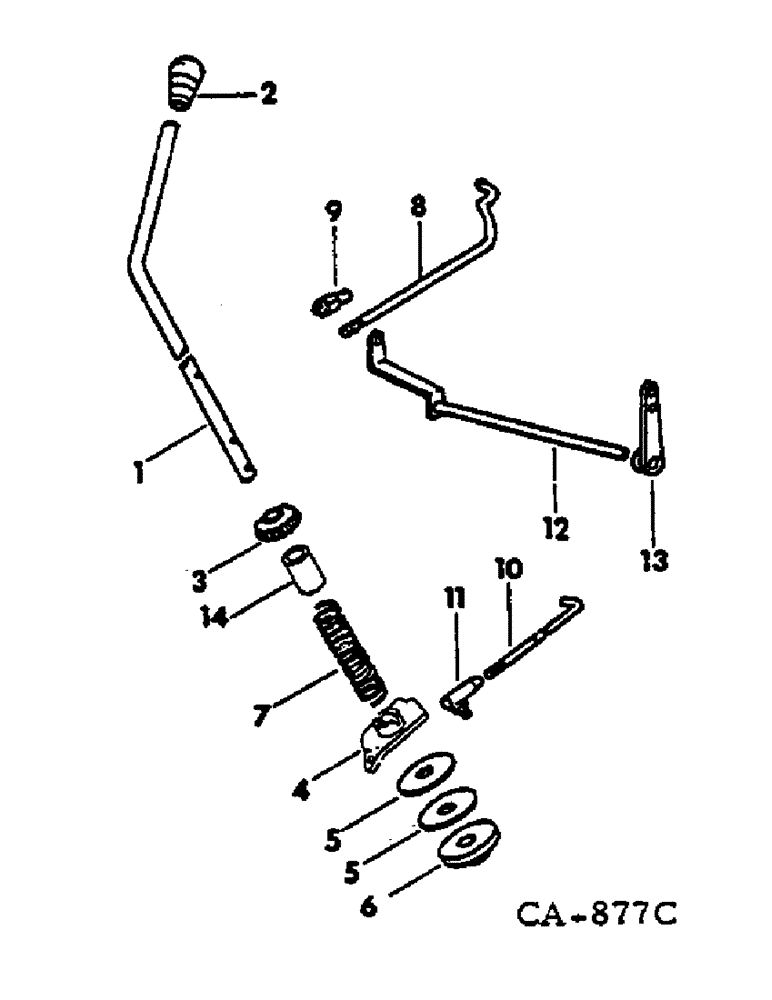 Схема запчастей Case IH 674 - (12-10) - POWER, GOVERNOR CONTROLS, DIESEL ENGINE TRACTORS Power