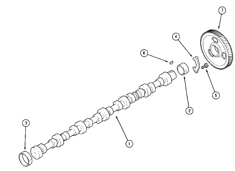 Схема запчастей Case IH SPX3150 - (056) - ENGINE, CAMSHAFT (10) - ENGINE