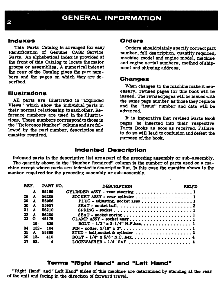 Схема запчастей Case IH DC-SERIES - (002) - GENERAL INFORMATION (00) - PICTORIAL INDEX