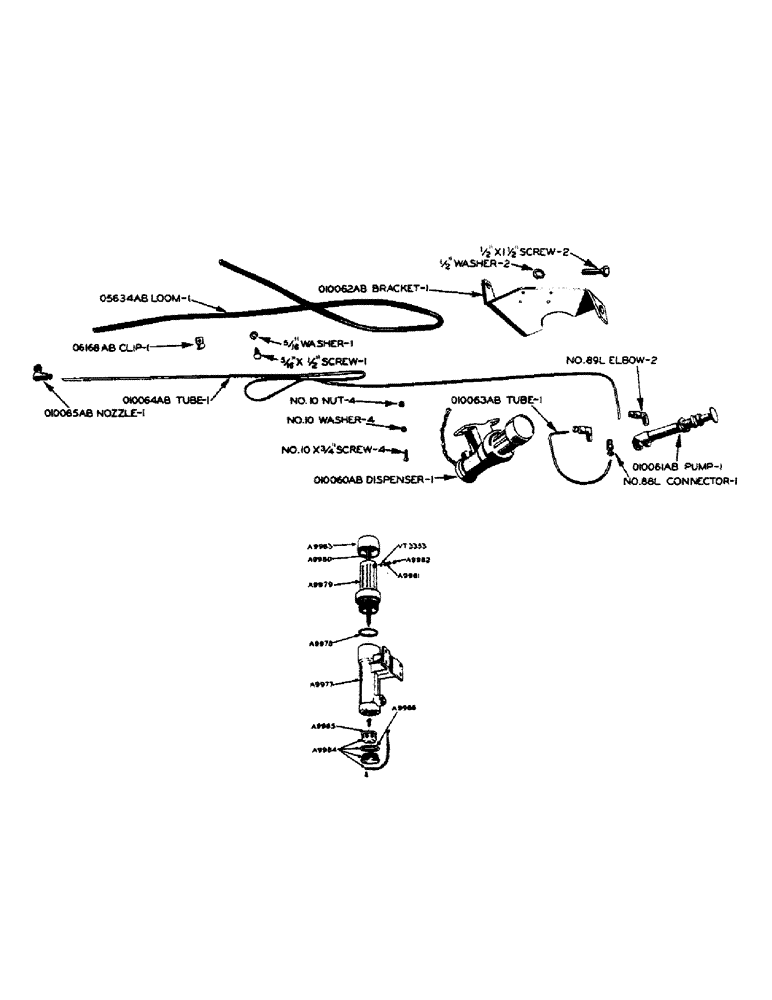 Схема запчастей Case IH 600-SERIES - (027) - POWRCEL DIESEL ENGINE, STARTING FLUID PRIMER PUMP (02) - ENGINE