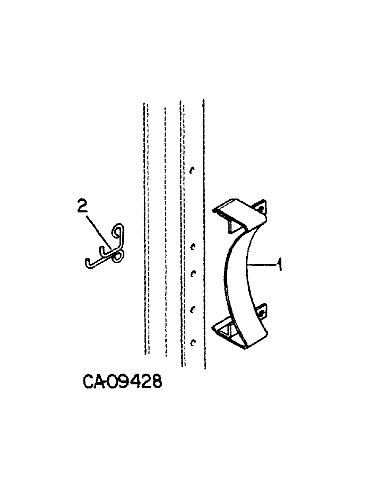 Схема запчастей Case IH 1420 - (20-11) - SEPARATOR, STRAW SPREADER PULLEY SHIELD AND BELT GUIDE Separation