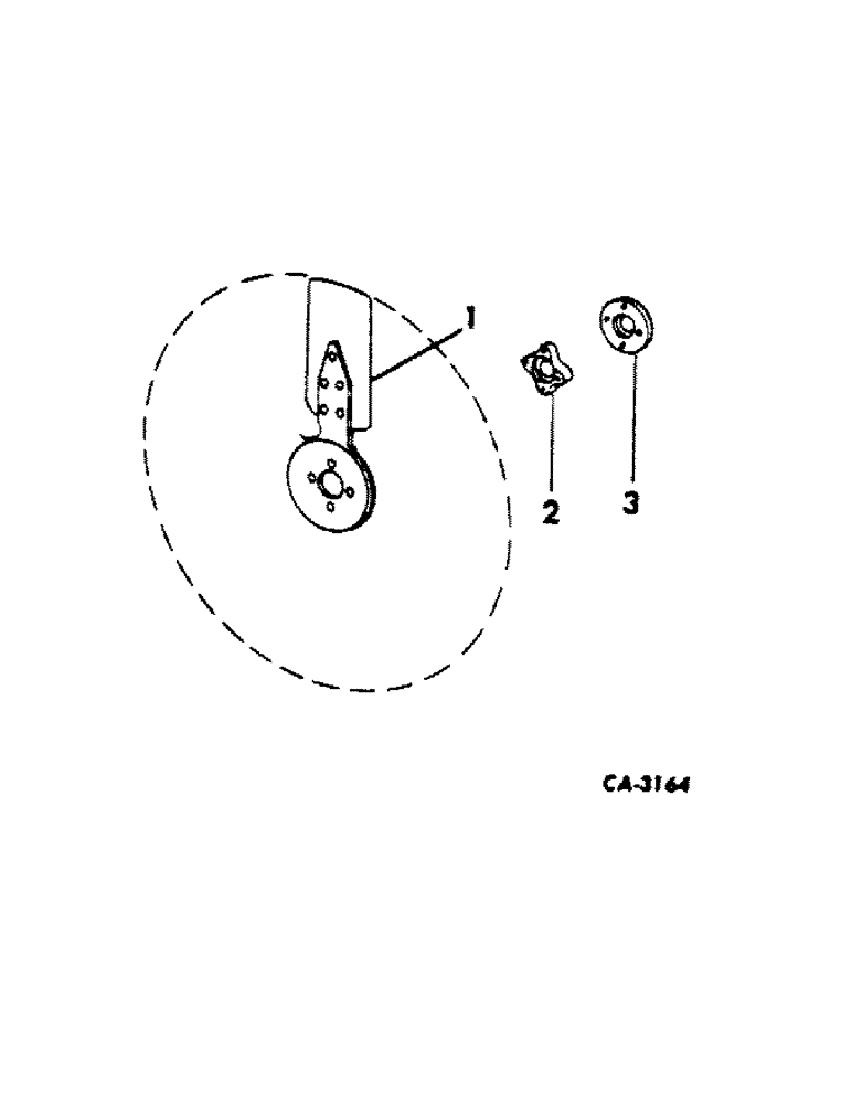 Схема запчастей Case IH C-175 - (F-10) - FAN BLADES AND SPACER 