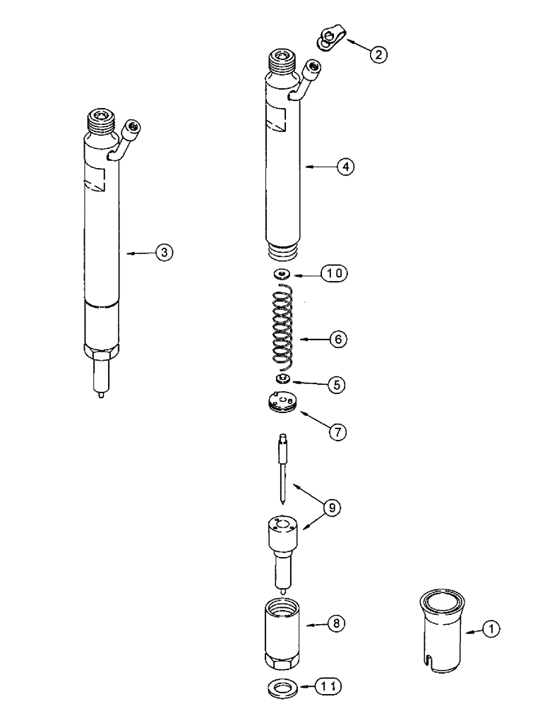 Схема запчастей Case IH 8920 - (3-010) - FUEL INJECTION NOZZLE, 6T-830 EMISSION CERTIFIED ENGINE (03) - FUEL SYSTEM