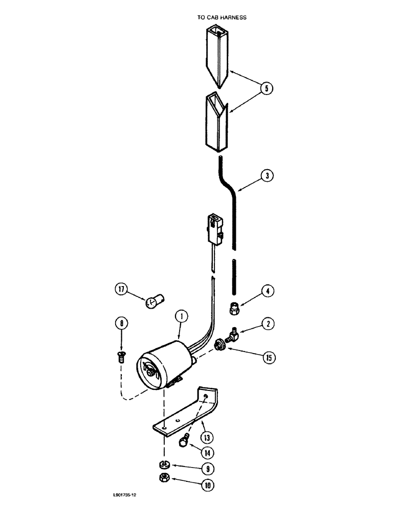 Схема запчастей Case IH 1670 - (4-20) - POWER BOOST MONITOR (06) - ELECTRICAL