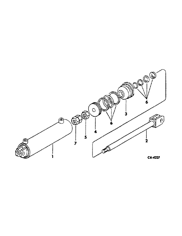Схема запчастей Case IH 4386 - (10-27) - HYDRAULICS, POWER STEERING CYLINDERS (07) - HYDRAULICS