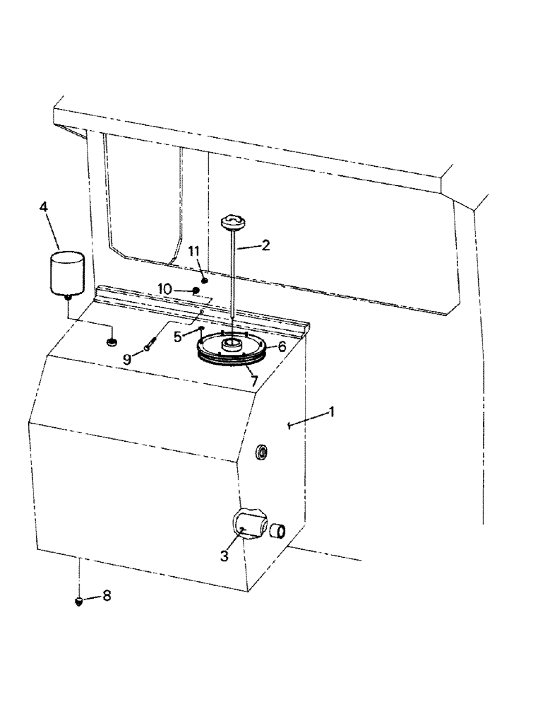 Схема запчастей Case IH ST210 - (08-04) - HYDRAULIC TANK (07) - HYDRAULICS