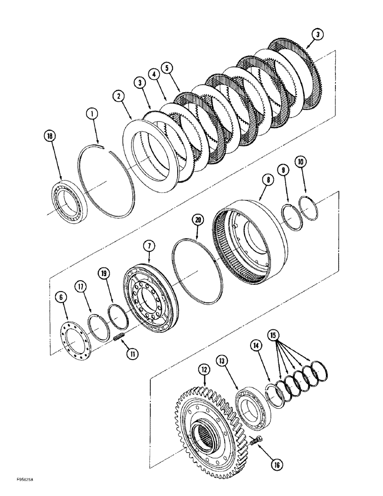 Схема запчастей Case IH 9390 - (6-086) - 24 SPEED SYNCHROSHIFT TRANSMISSION ASSEMBLY, INPUT SHAFT (06) - POWER TRAIN