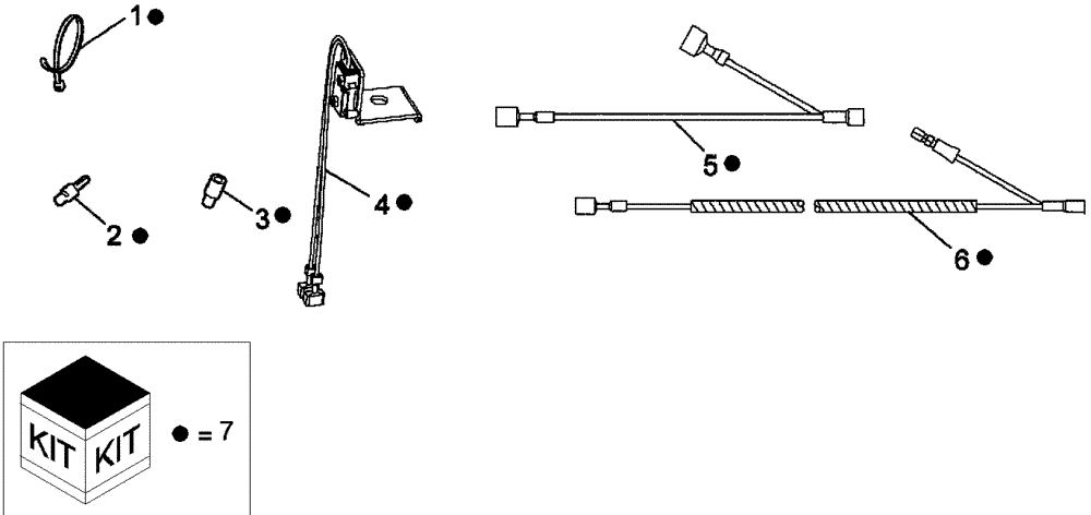 Схема запчастей Case IH SCOUT XL - (88.100.05) - DIA KIT, FRONT DIFFERENTIAL DISABLE (88) - ACCESSORIES