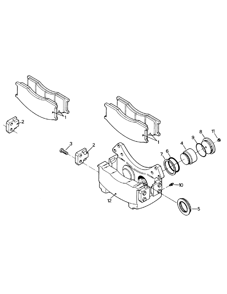 Схема запчастей Case IH ST450 - (05-02) - SERVICE BRAKE, BSN 129-00010 AND 130-00191 (5.1) - BRAKES