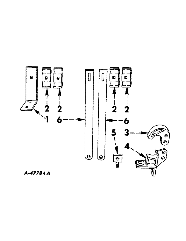 Схема запчастей Case IH 26 - (B-17) - HYDRAULIC CYLINDER LIFT ATTACHMENT, (FOR NO. 26 ROTARY CUTTER) 