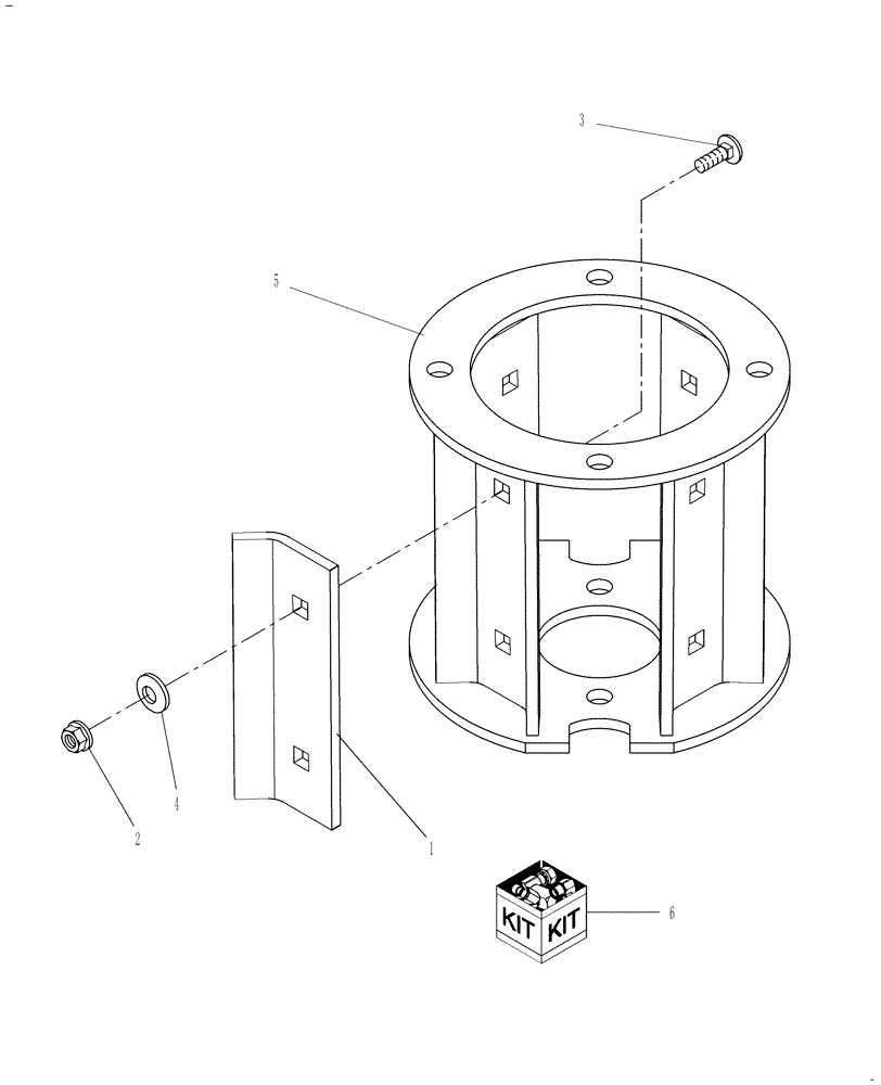 Схема запчастей Case IH DC162 - (18.05) - CANE PADDLE KIT Attachments
