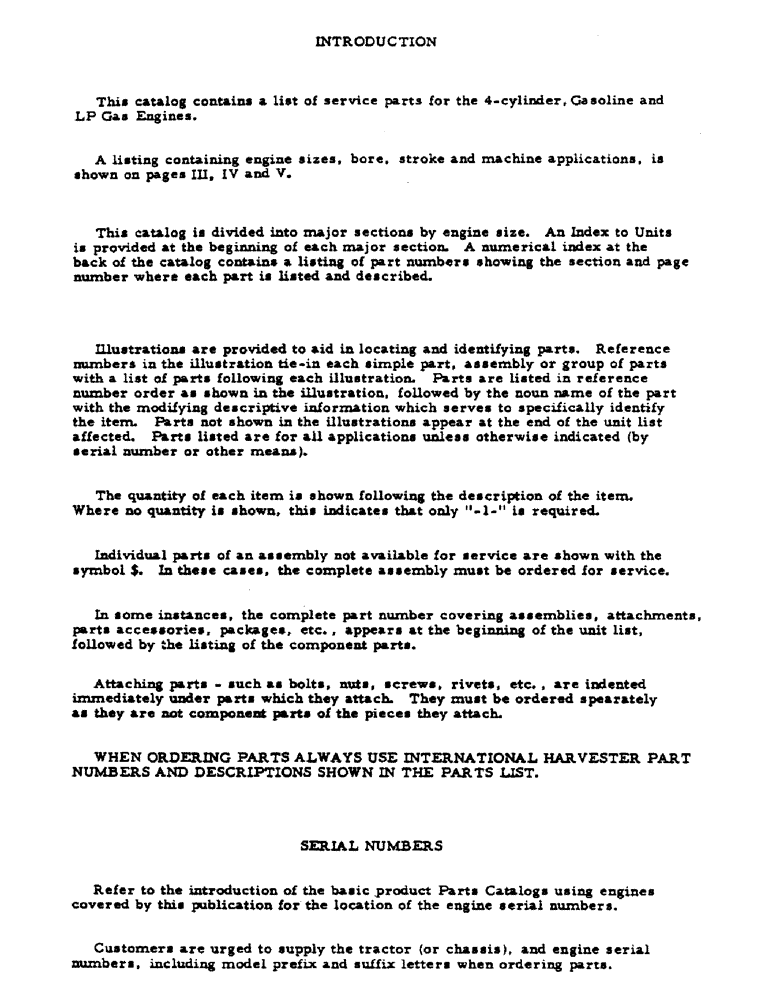 Схема запчастей Case IH DG4D - (2) - INTRODUCTION 