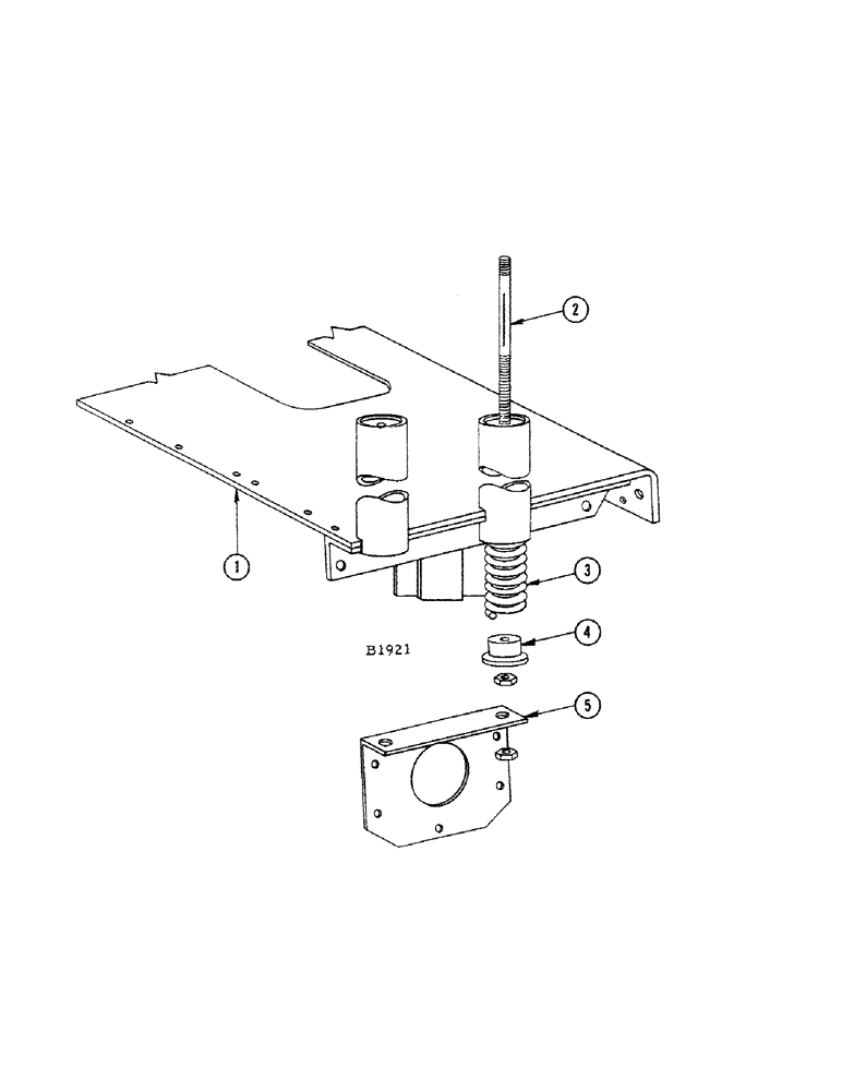 Схема запчастей Case IH 1010 - (100[A]) - UPPER ROLLER ADJUSTOR (60) - PRODUCT FEEDING