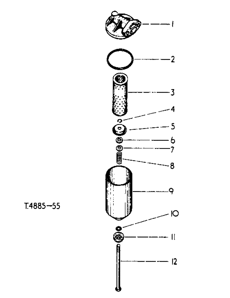 Схема запчастей Case IH 276 - (1-17) - LUBRICATING OIL FILTER (02) - ENGINE
