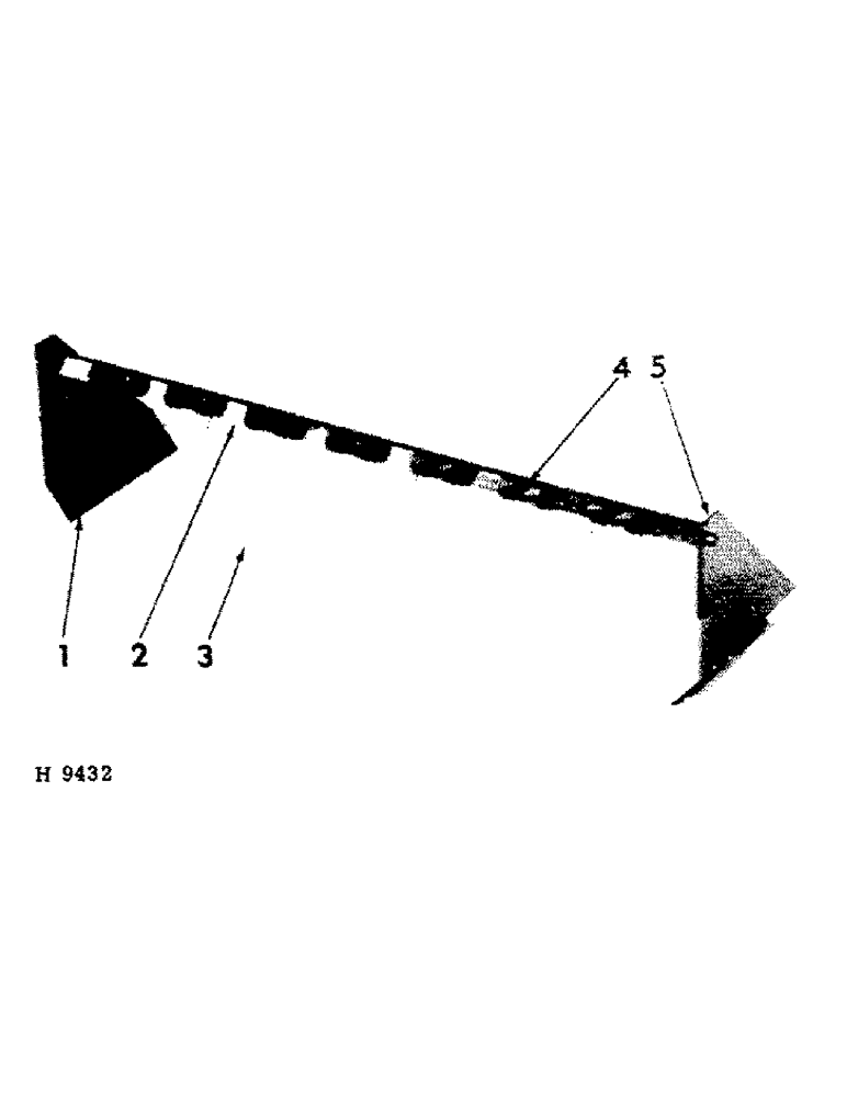 Схема запчастей Case IH 155 - (J-25) - SPRING BAR ATTACHMENT 