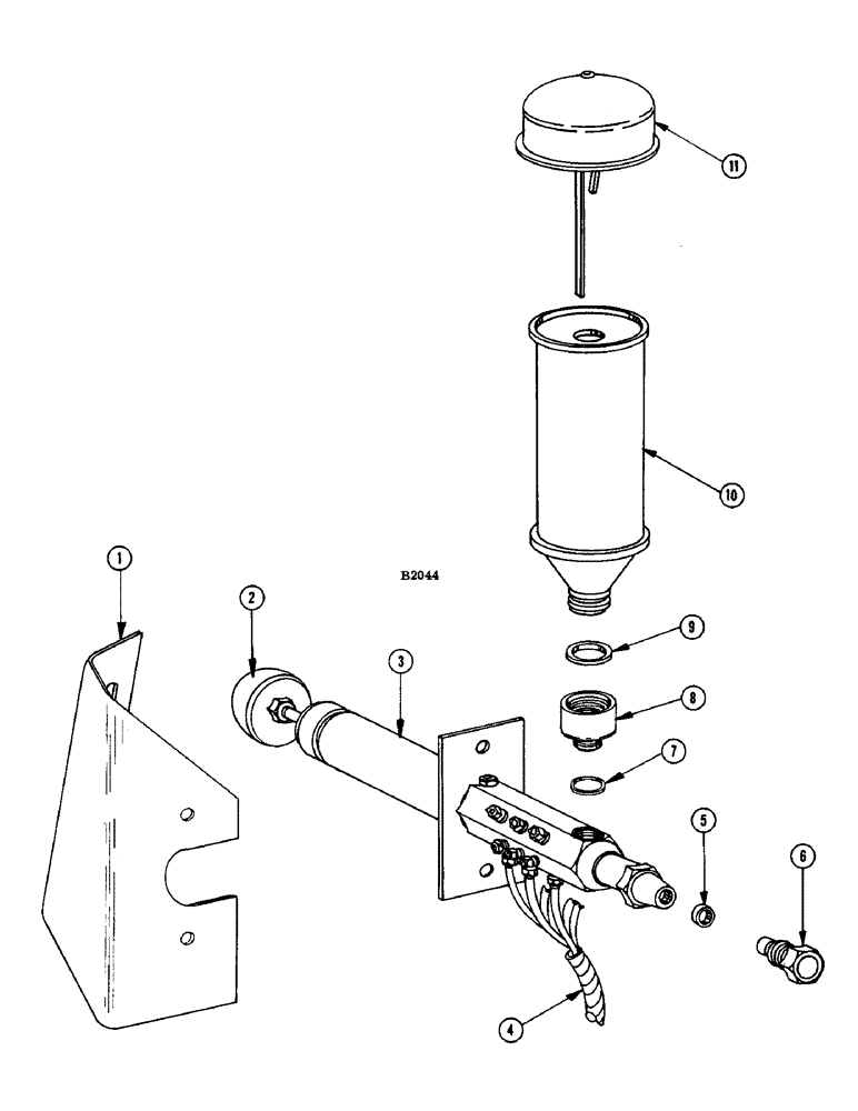 Схема запчастей Case IH F345 - (66) - MULTI - LUBER, AND DECALS (58) - ATTACHMENTS/HEADERS