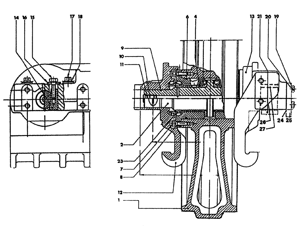 Схема запчастей Case IH 7700 - (A04[60A]) - FRONT TRACK IDLER Mainframe & Functioning Components