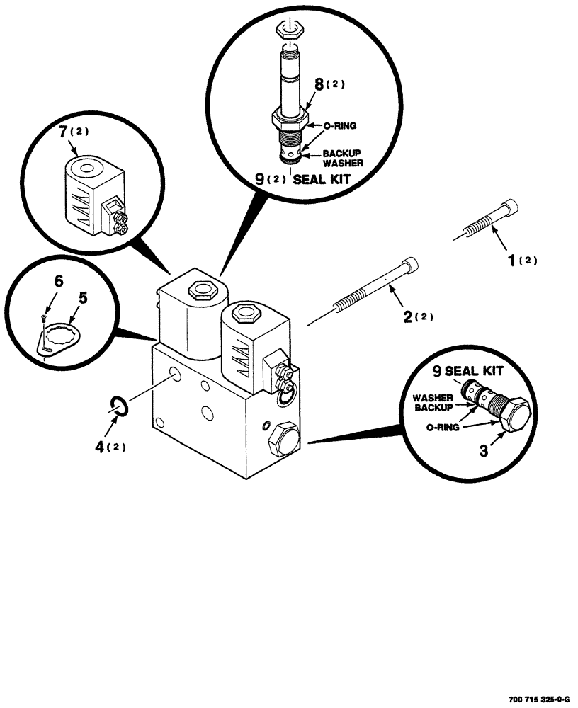 Схема запчастей Case IH 8870 - (09-18) - HYDRAULIC MANIFOLD ASSEMBLY (88) - ACCESSORIES