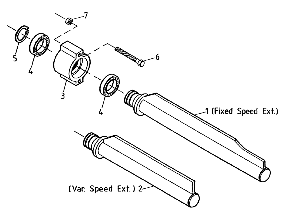 Схема запчастей Case IH 7700 - (A03[10A]) - PRIMARY EXTRACTOR ROLLER Mainframe & Functioning Components