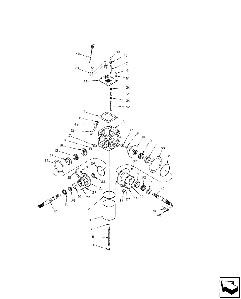 Схема запчастей Case IH 2577 - (60.120.07) - FEEDER - HOUSING, DRIVE AND FAN GEAR (60) - PRODUCT FEEDING